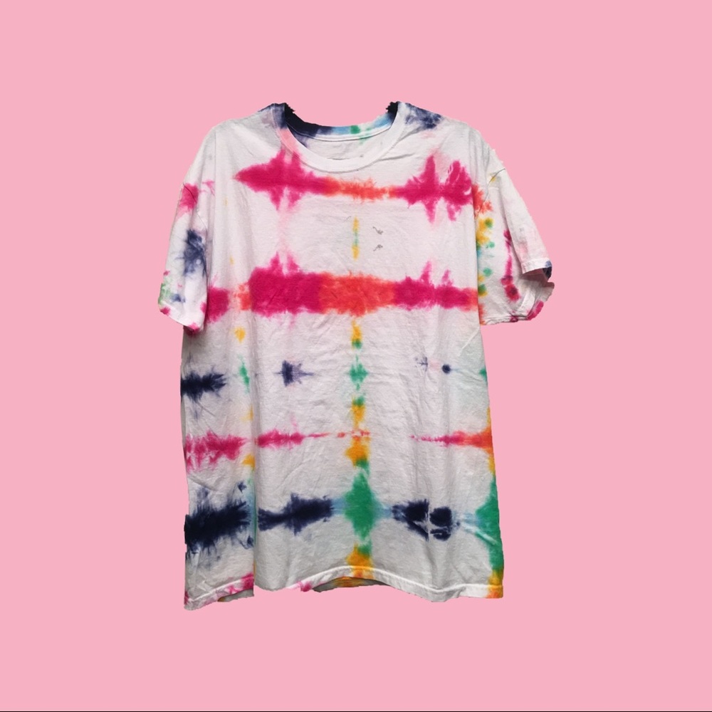 Rainbow Squarefold Tie Dye